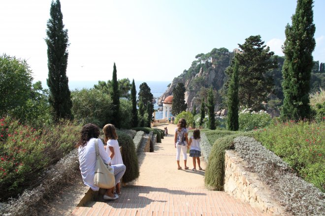 Visita amb família al Jardí Botànic Marimurtra