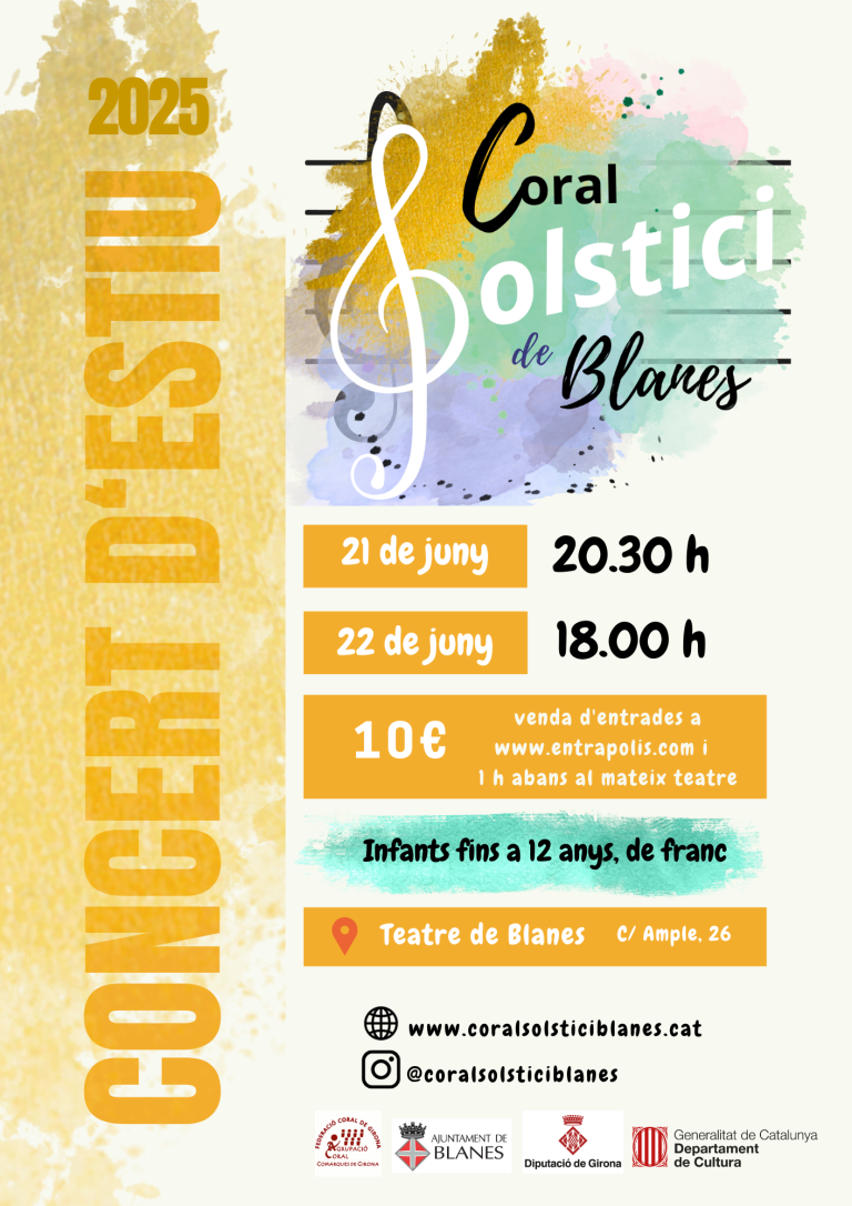 CONCERT D’ESTIU: CORAL SOLSTICI DE BLANES