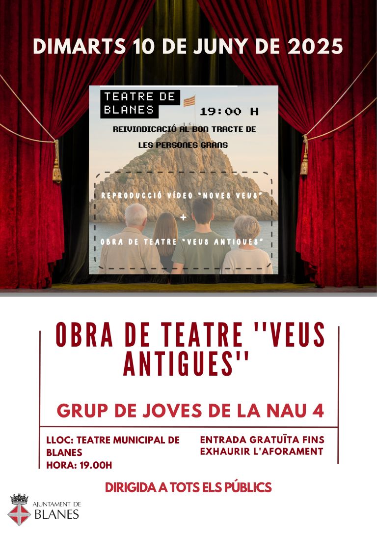 Teatro: «Reivindicació al bon tracte de les persones grans»