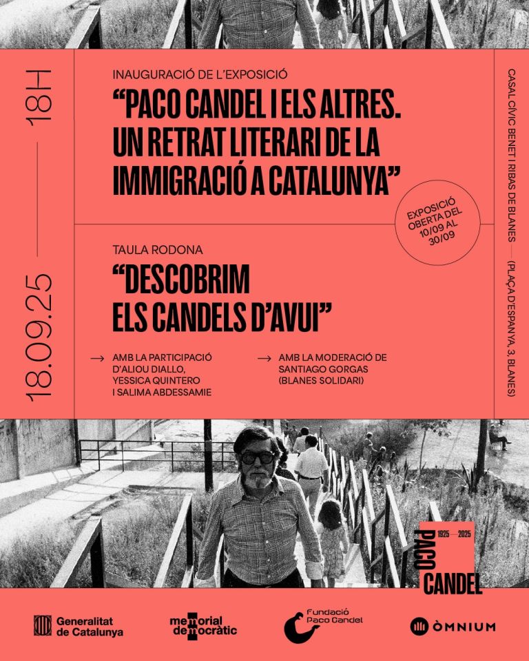 Exposition: « Paco Candel i els altres. Un portrait littéraire de l’immigration en Catalogne »