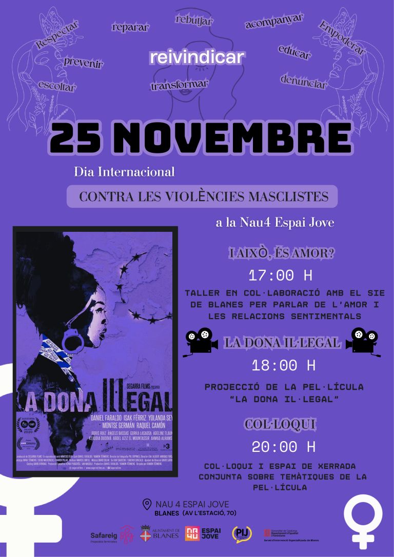 Dia Internacional per a l’Eliminació de la Violència envers les Dones