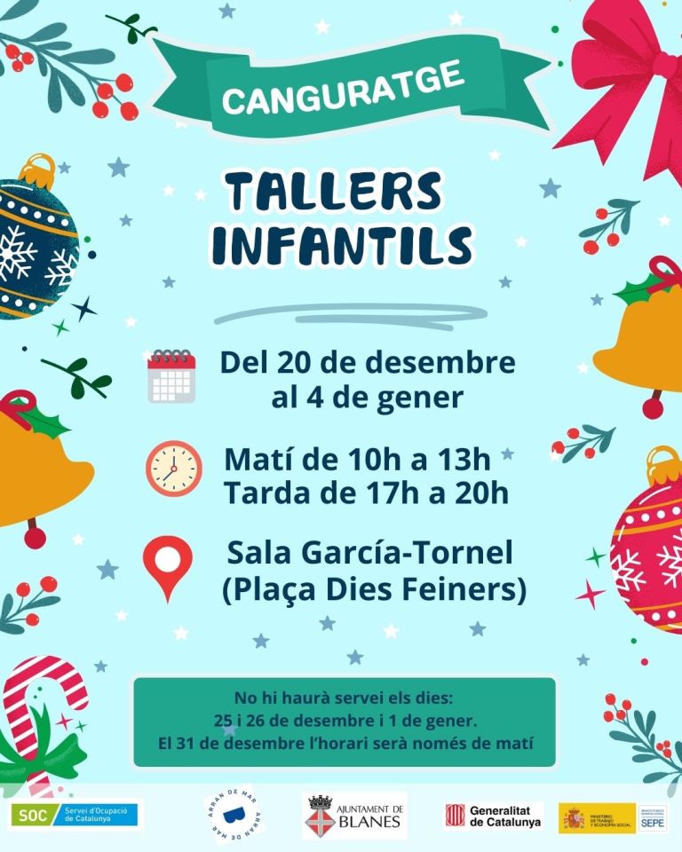 Garderie: « Tallers infantils »