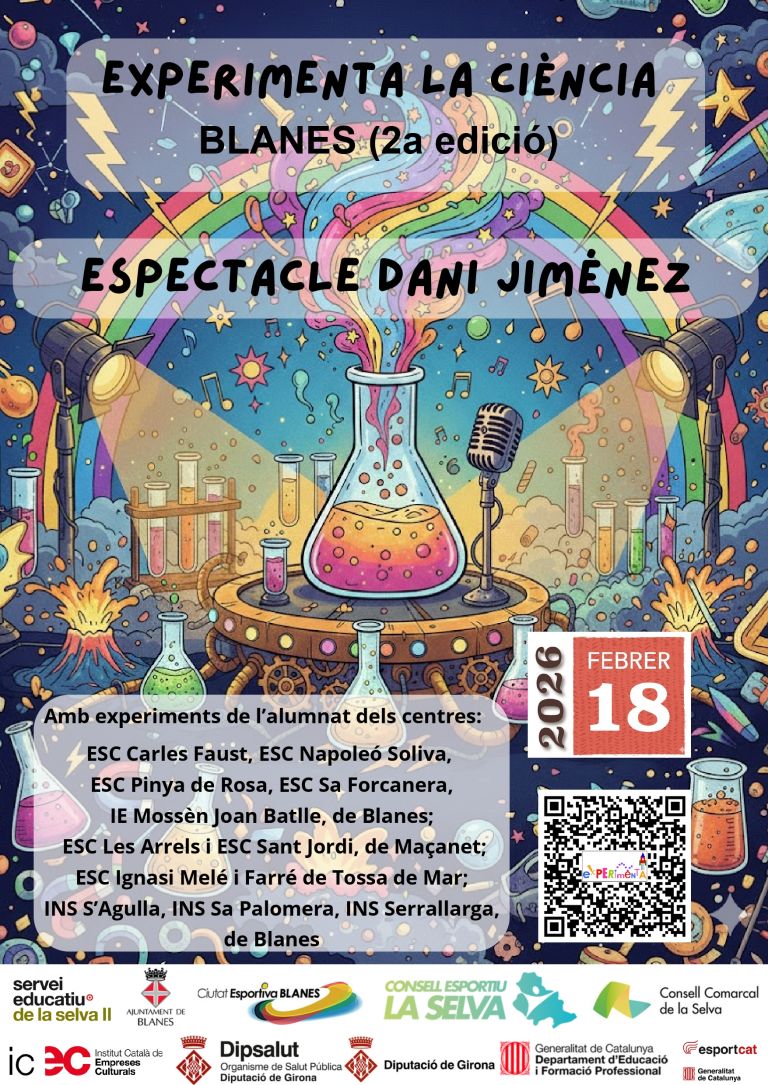 Experimenta la ciència – Espectacle Dani Jiménez