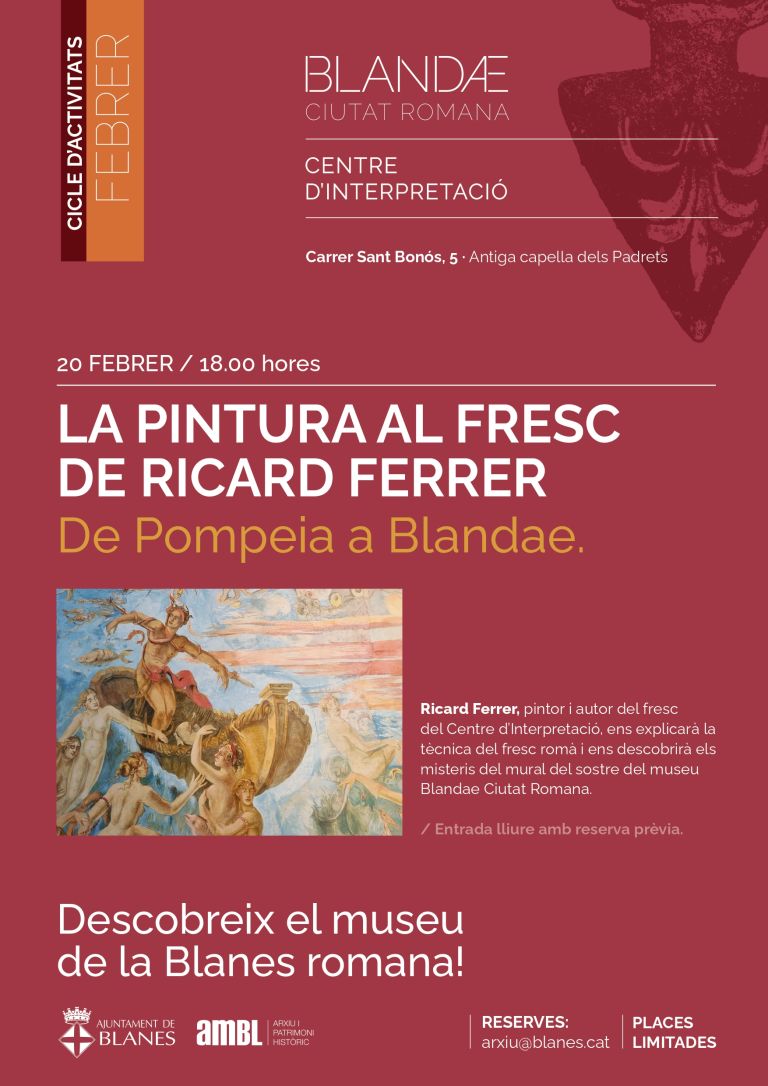 La peinture à fresque de Ricard Ferrer: « De Pompeia a Blandae »