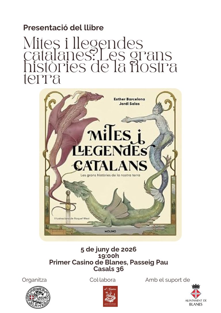 Presentació del llibre “Mites i llegendes catalanes: Les grans històries de la nostra terra”
