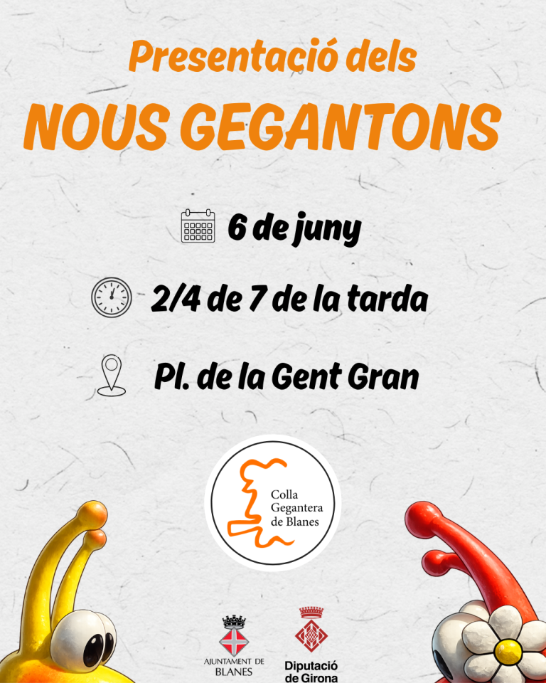 Presentació dels Nous gegantons