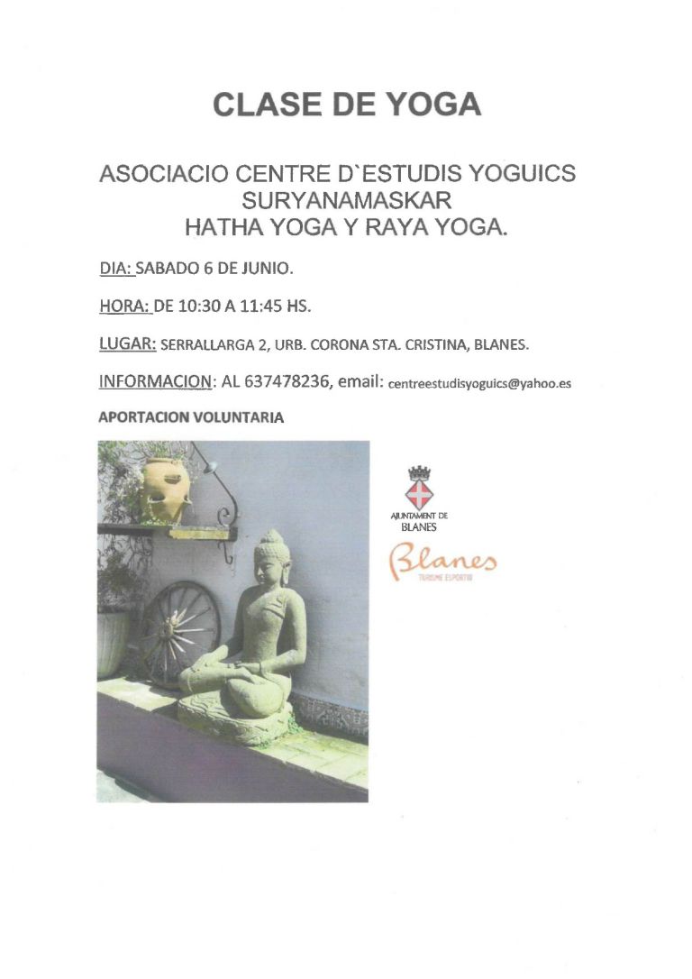 Cours de yoga