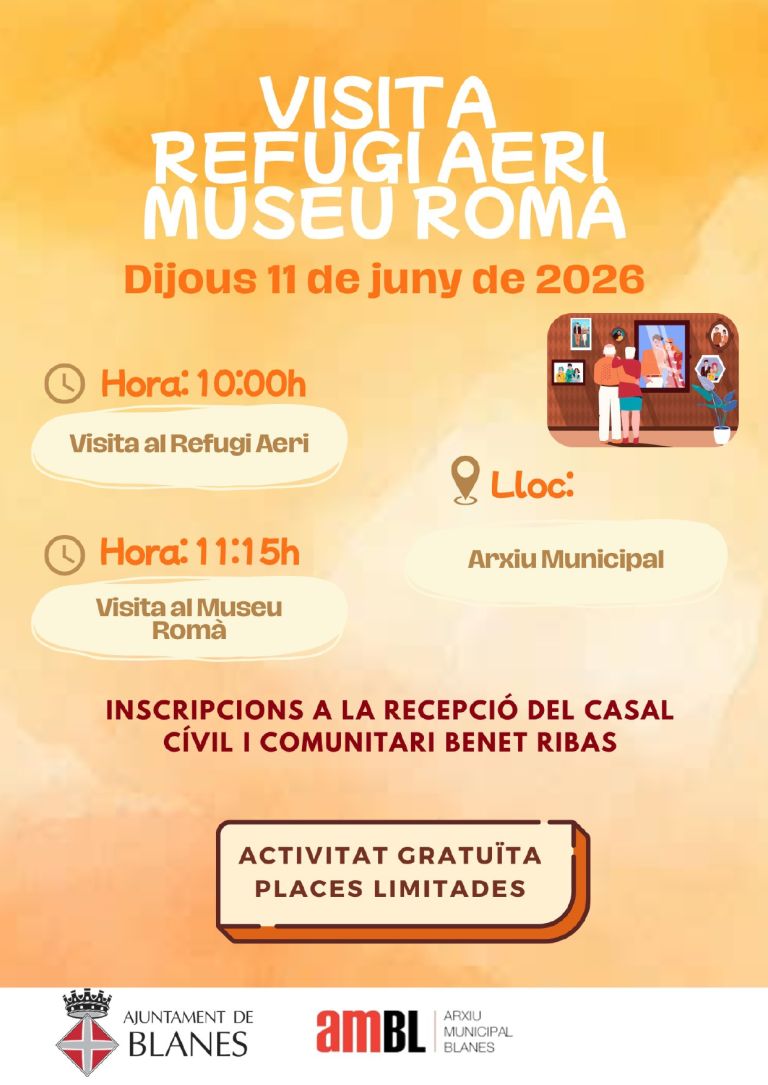 Visita Refugi Aeri – Museu Roma