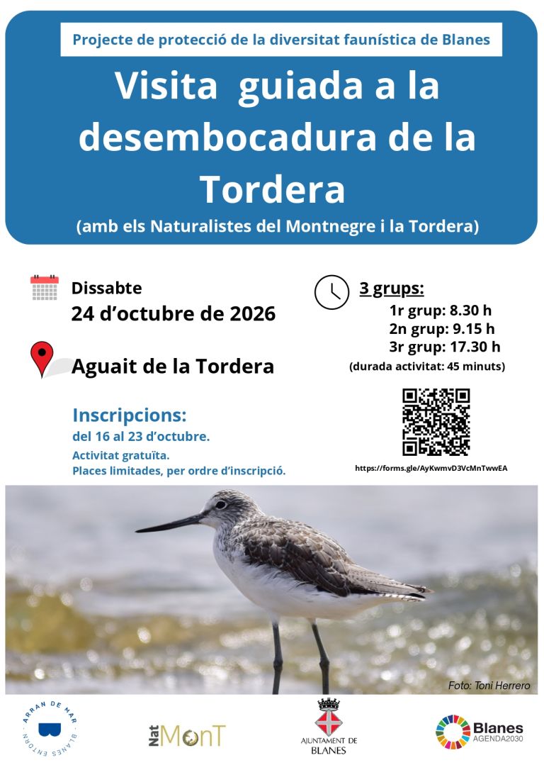 Visites guiades a la desembocadura de la Tordera